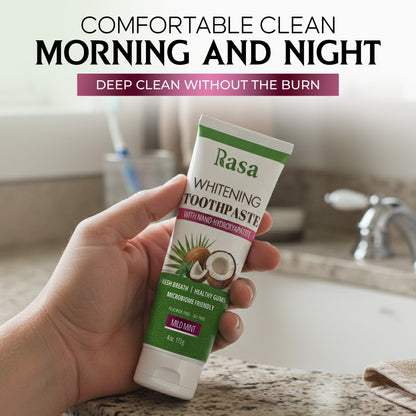 Whitening Toothpaste with Nano-Hydroxyapatite