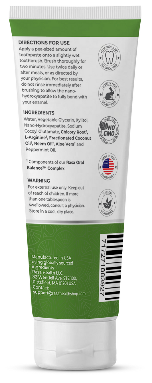 Whitening Toothpaste with Nano-Hydroxyapatite